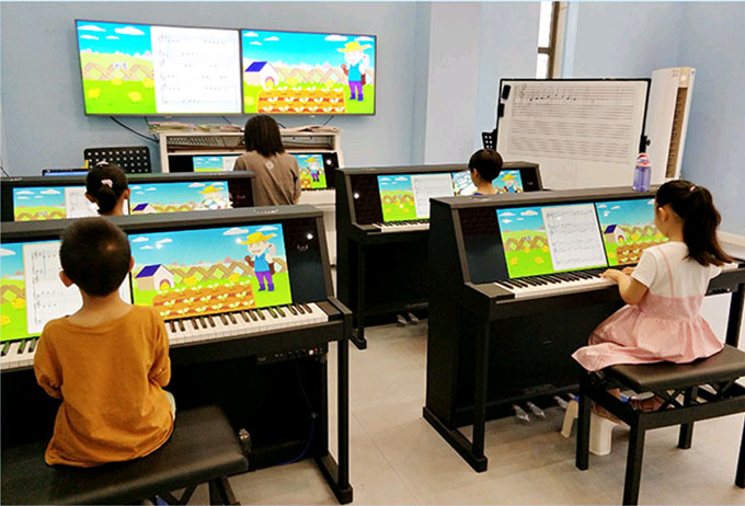 少兒鋼琴培訓課堂練習
